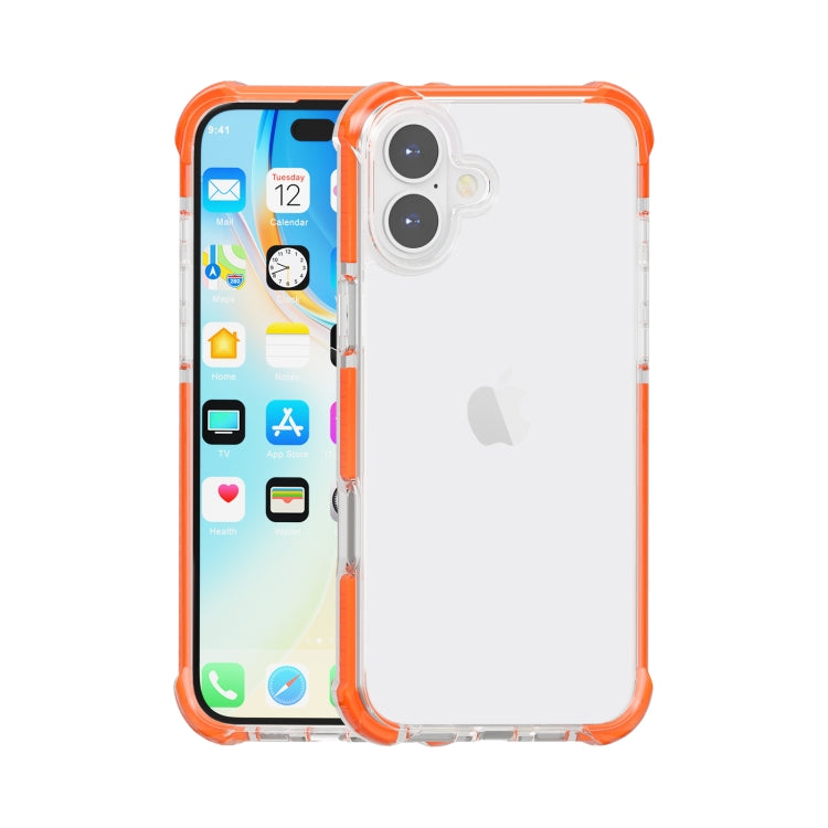 เคสโทรศัพท์ไฮบริดอะคริลิก TPU กันกระแทกสี่มุม สำหรับ iPhone 16 Pro Max, สำหรับ iPhone 16 Pro, สำหรับ iPhone 16 Plus, สำหรับ iPhone 16