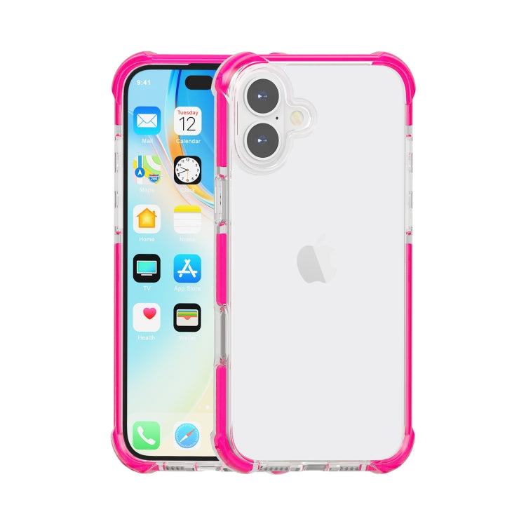 เคสโทรศัพท์ไฮบริดอะคริลิก TPU กันกระแทกสี่มุม สำหรับ iPhone 16 Pro Max, สำหรับ iPhone 16 Pro, สำหรับ iPhone 16 Plus, สำหรับ iPhone 16