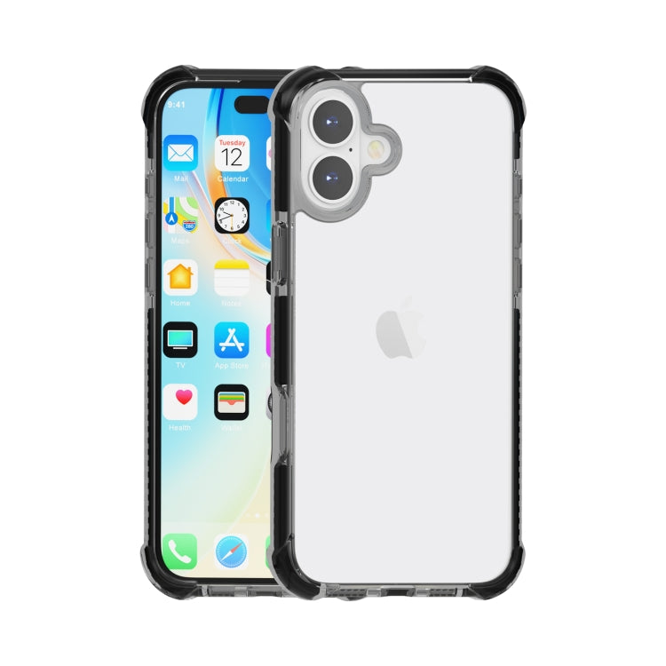 เคสโทรศัพท์ไฮบริดอะคริลิก TPU กันกระแทกสี่มุม สำหรับ iPhone 16 Pro Max, สำหรับ iPhone 16 Pro, สำหรับ iPhone 16 Plus, สำหรับ iPhone 16