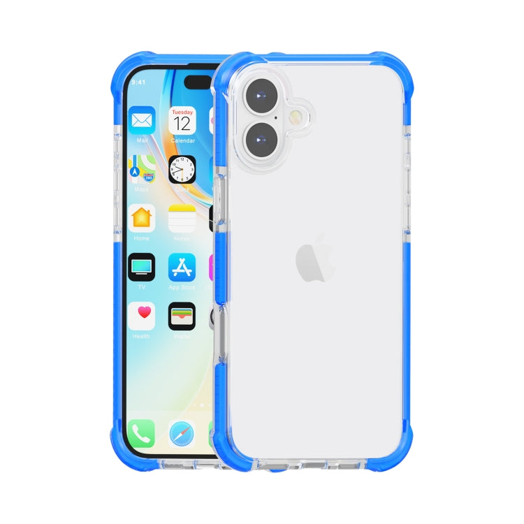 เคสโทรศัพท์ไฮบริดอะคริลิก TPU กันกระแทกสี่มุม สำหรับ iPhone 16 Pro Max, สำหรับ iPhone 16 Pro, สำหรับ iPhone 16 Plus, สำหรับ iPhone 16