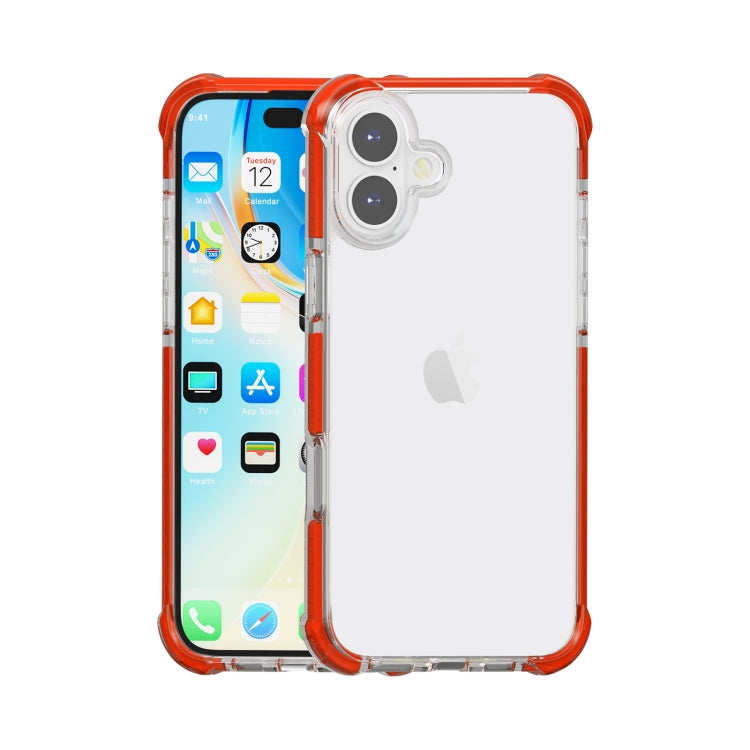 เคสโทรศัพท์ไฮบริดอะคริลิก TPU กันกระแทกสี่มุม สำหรับ iPhone 16 Pro Max, สำหรับ iPhone 16 Pro, สำหรับ iPhone 16 Plus, สำหรับ iPhone 16