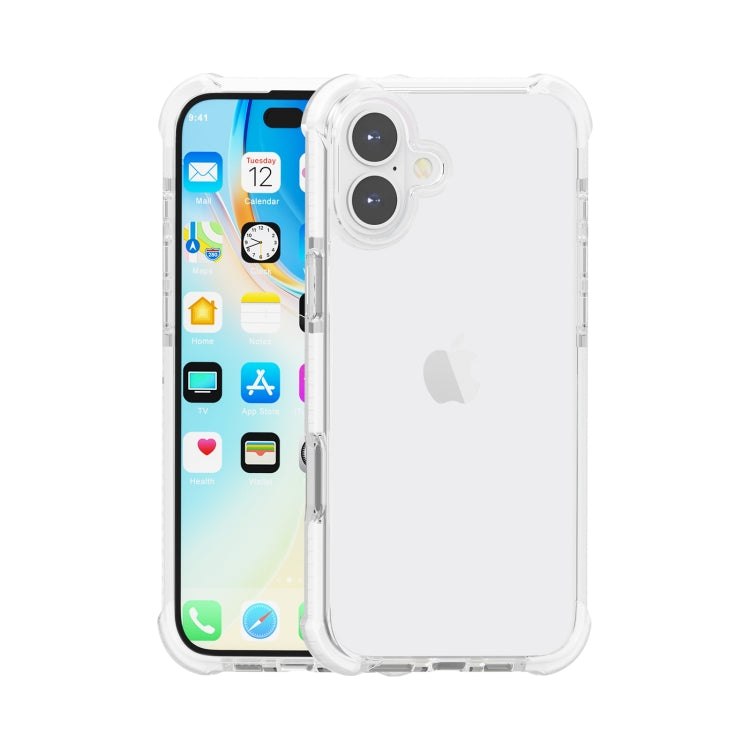 เคสโทรศัพท์ไฮบริดอะคริลิก TPU กันกระแทกสี่มุม สำหรับ iPhone 16 Pro Max, สำหรับ iPhone 16 Pro, สำหรับ iPhone 16 Plus, สำหรับ iPhone 16