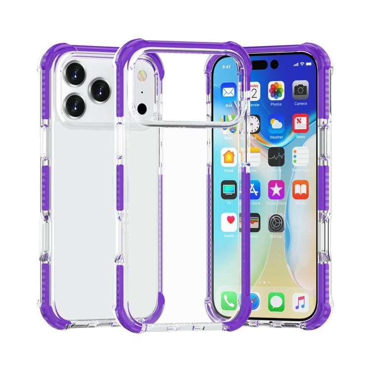 เคสโทรศัพท์ไฮบริดอะคริลิก TPU กันกระแทกสี่มุม สำหรับ iPhone 17 Pro Max, สำหรับ iPhone 17 Pro, สำหรับ iPhone 17, สำหรับ iPhone Air
