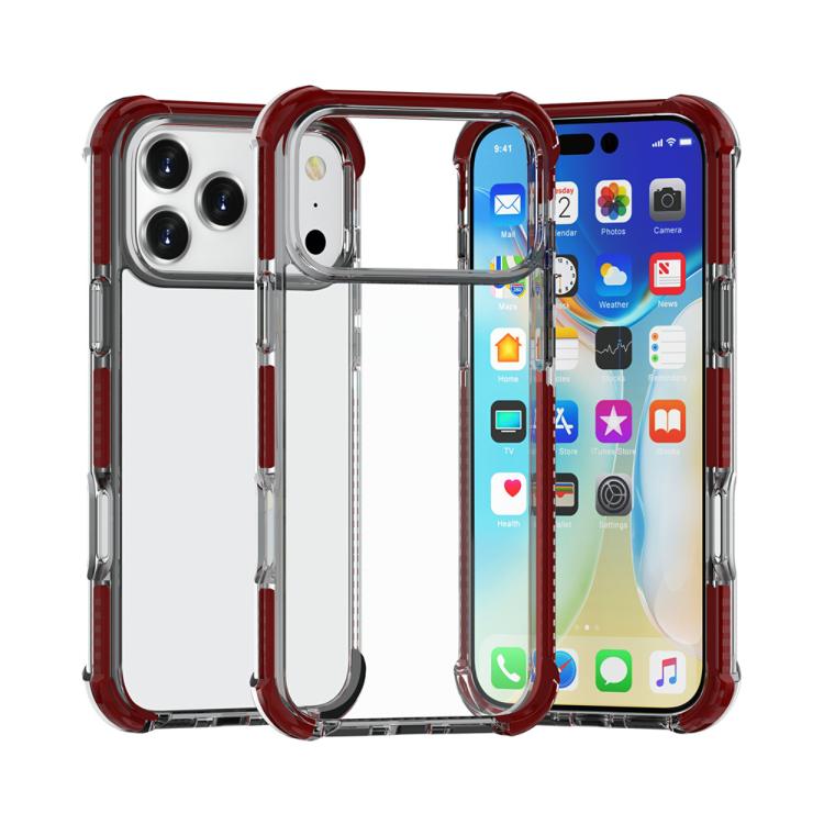 เคสโทรศัพท์ไฮบริดอะคริลิก TPU กันกระแทกสี่มุม สำหรับ iPhone 17 Pro Max, สำหรับ iPhone 17 Pro, สำหรับ iPhone 17, สำหรับ iPhone Air