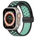 สายรัดนาฬิกาซิลิโคนแบบหัวเข็มขัดแม่เหล็ก สำหรับ Apple Watch Ultra ขนาด 49 มม. สำหรับ Apple Watch SE 2023 ขนาด 44 มม. สำหรับ Apple Watch SE 2023 ขนาด 40 มม.