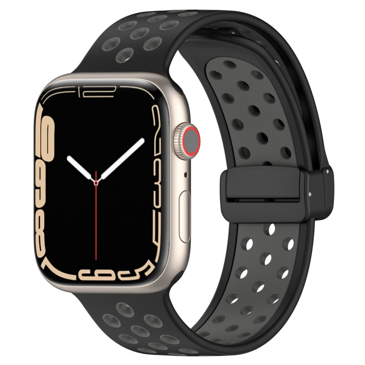 สายรัดนาฬิกาซิลิโคนหัวเข็มขัดแม่เหล็ก สำหรับ Apple Watch Series 9 ขนาด 45 มม. สำหรับ Apple Watch SE 2022 ขนาด 40 มม. สำหรับ Apple Watch Series 9 ขนาด 41 มม.