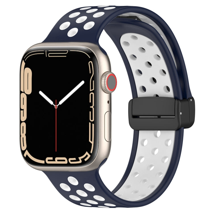 สายรัดนาฬิกาซิลิโคนแบบหัวเข็มขัดแม่เหล็ก สำหรับ Apple Watch 3 ขนาด 42 มม. สำหรับ Apple Watch 2 ขนาด 42 มม. สำหรับ Apple Watch 2 ขนาด 38 มม.