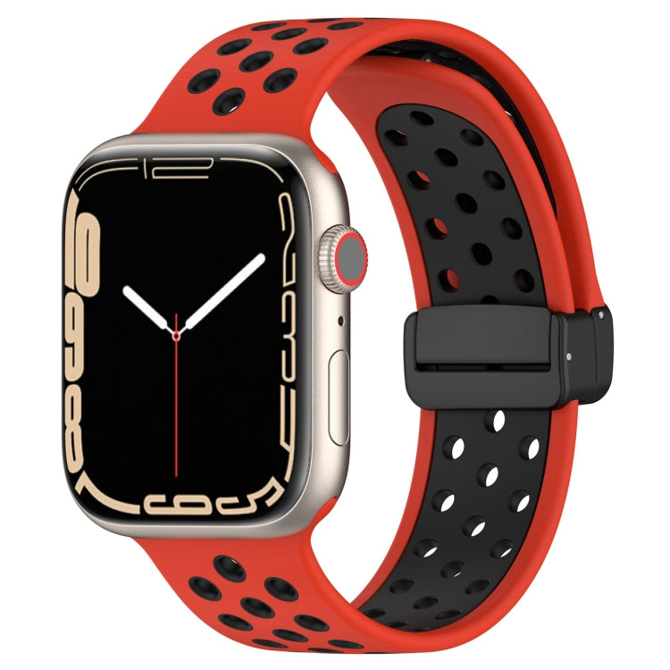 สายรัดนาฬิกาซิลิโคนแบบหัวเข็มขัดแม่เหล็ก สำหรับ Apple Watch 3 ขนาด 42 มม. สำหรับ Apple Watch 2 ขนาด 42 มม. สำหรับ Apple Watch 2 ขนาด 38 มม.