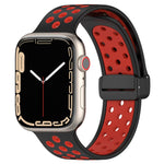 สายรัดนาฬิกาซิลิโคนแบบหัวเข็มขัดแม่เหล็ก สำหรับ Apple Watch 3 ขนาด 42 มม. สำหรับ Apple Watch 2 ขนาด 42 มม. สำหรับ Apple Watch 2 ขนาด 38 มม.