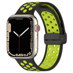 สายรัดนาฬิกาซิลิโคนแบบหัวเข็มขัดแม่เหล็ก สำหรับ Apple Watch 3 ขนาด 42 มม. สำหรับ Apple Watch 2 ขนาด 42 มม. สำหรับ Apple Watch 2 ขนาด 38 มม.