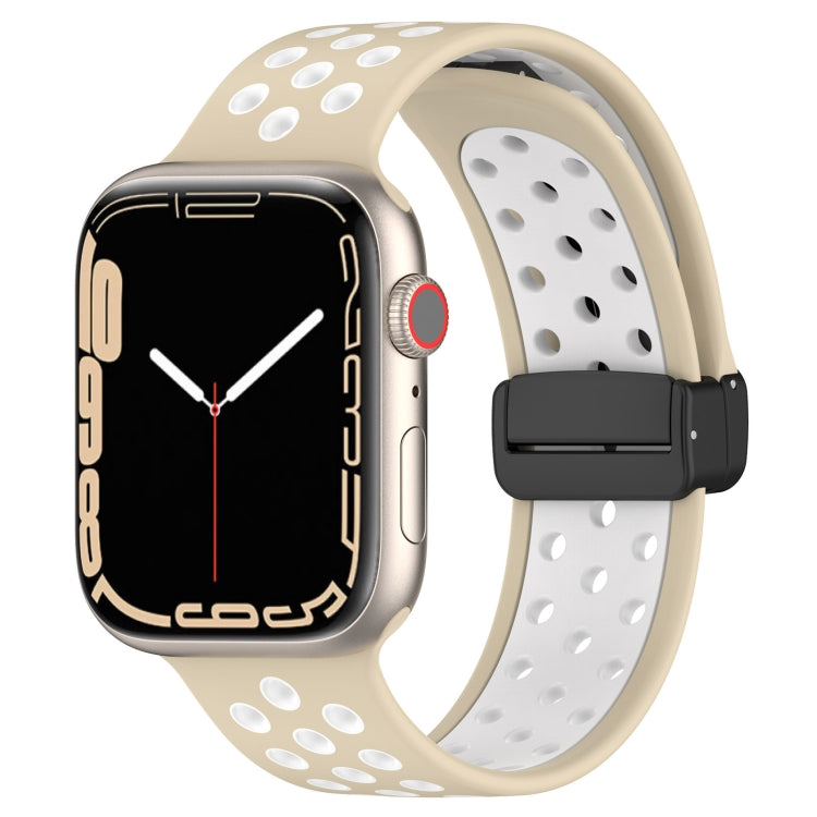 สายรัดนาฬิกาซิลิโคนแบบหัวเข็มขัดแม่เหล็ก สำหรับ Apple Watch ขนาด 42 มม. สำหรับ Apple Watch ขนาด 38 มม.