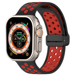 สายรัดนาฬิกาซิลิโคนแบบหัวเข็มขัดแม่เหล็ก สำหรับ Apple Watch Ultra ขนาด 49 มม. สำหรับ Apple Watch SE 2023 ขนาด 44 มม. สำหรับ Apple Watch SE 2023 ขนาด 40 มม.