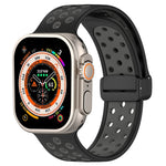 สายรัดนาฬิกาซิลิโคนแบบหัวเข็มขัดแม่เหล็ก สำหรับ Apple Watch Ultra ขนาด 49 มม. สำหรับ Apple Watch SE 2023 ขนาด 44 มม. สำหรับ Apple Watch SE 2023 ขนาด 40 มม.