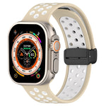 สายรัดนาฬิกาซิลิโคนแบบหัวเข็มขัดแม่เหล็ก สำหรับ Apple Watch Ultra ขนาด 49 มม. สำหรับ Apple Watch SE 2023 ขนาด 44 มม. สำหรับ Apple Watch SE 2023 ขนาด 40 มม.