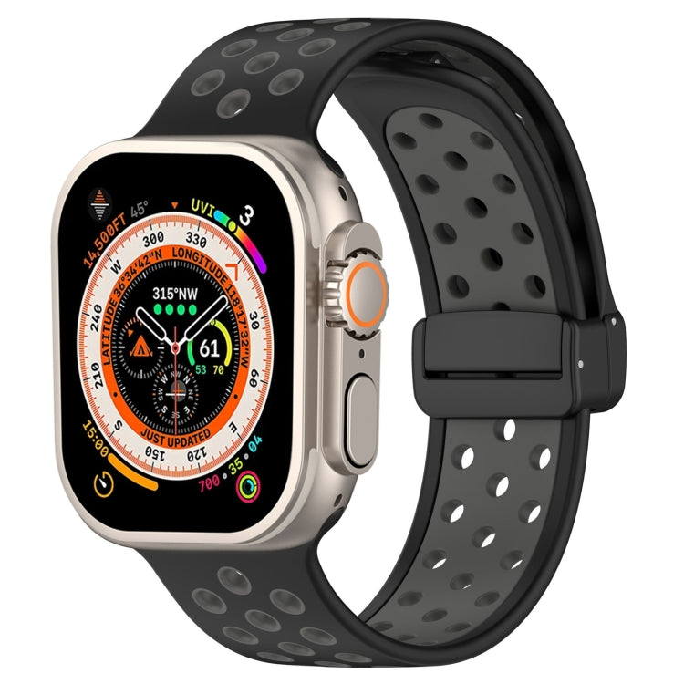 สายรัดนาฬิกาซิลิโคนแบบหัวเข็มขัดแม่เหล็ก สำหรับ Apple Watch 8 ขนาด 41 มม. สำหรับ Apple Watch 8 ขนาด 45 มม. สำหรับ Apple Watch Ultra 2 ขนาด 49 มม.