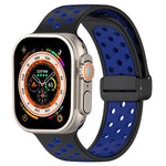สายรัดนาฬิกาซิลิโคนหัวเข็มขัดแม่เหล็ก สำหรับ Apple Watch Series 9 ขนาด 45 มม. สำหรับ Apple Watch SE 2022 ขนาด 40 มม. สำหรับ Apple Watch Series 9 ขนาด 41 มม.