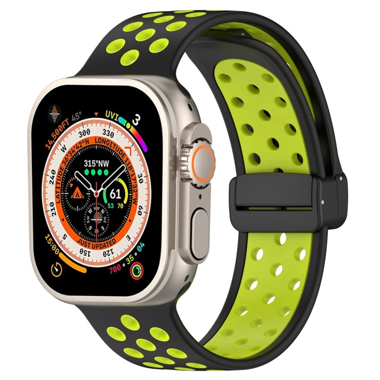 สายรัดนาฬิกาซิลิโคนหัวเข็มขัดแม่เหล็ก สำหรับ Apple Watch Series 9 ขนาด 45 มม. สำหรับ Apple Watch SE 2022 ขนาด 40 มม. สำหรับ Apple Watch Series 9 ขนาด 41 มม.