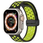 สายรัดนาฬิกาซิลิโคนหัวเข็มขัดแม่เหล็ก สำหรับ Apple Watch Series 9 ขนาด 45 มม. สำหรับ Apple Watch SE 2022 ขนาด 40 มม. สำหรับ Apple Watch Series 9 ขนาด 41 มม.