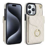 เคสโทรศัพท์กระเป๋าใส่บัตรลายข้าวหลามตัดพร้อมสายคล้องยาว สำหรับ iPhone 17e / 16e, สำหรับ iPhone 17 Pro Max, สำหรับ iPhone 17 Pro, สำหรับ iPhone 17, สำหรับ iPhone Air, สำหรับ iPhone 15 Pro Max