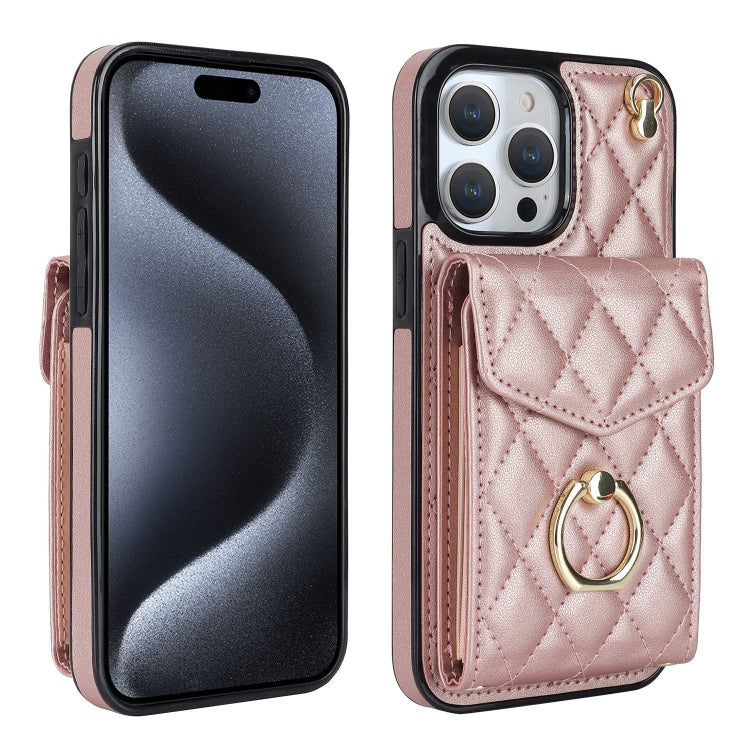 เคสโทรศัพท์กระเป๋าใส่บัตรลายข้าวหลามตัดพร้อมสายคล้องยาว สำหรับ iPhone 17e / 16e, สำหรับ iPhone 17 Pro Max, สำหรับ iPhone 17 Pro, สำหรับ iPhone 17, สำหรับ iPhone Air, สำหรับ iPhone 15 Pro Max