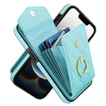เคสโทรศัพท์กระเป๋าใส่บัตรลายข้าวหลามตัดพร้อมสายคล้องยาว สำหรับ iPhone 17e / 16e, สำหรับ iPhone 17 Pro Max, สำหรับ iPhone 17 Pro, สำหรับ iPhone 17, สำหรับ iPhone Air, สำหรับ iPhone 15 Pro Max
