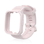 Carbon Fiber Texture Integrated Silicone Watch Band, For Redmi Watch 3
