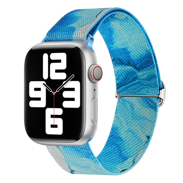 สายรัดนาฬิกาไนลอนลายวาดทดแทน สำหรับ Apple Watch SE ขนาด 40 มม. สำหรับ Apple Watch SE ขนาด 44 มม. สำหรับ Apple Watch 6 ขนาด 40 มม. สำหรับ Apple Watch 6 ขนาด 44 มม. สำหรับ Apple Watch 5 ขนาด 44 มม. สำหรับ Apple Watch 5 ขนาด 40 มม.