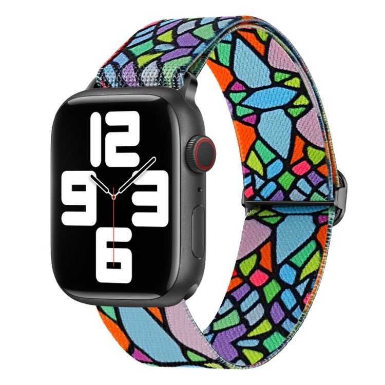 สายรัดนาฬิกาไนลอนลายวาดทดแทน สำหรับ Apple Watch SE ขนาด 40 มม. สำหรับ Apple Watch SE ขนาด 44 มม. สำหรับ Apple Watch 6 ขนาด 40 มม. สำหรับ Apple Watch 6 ขนาด 44 มม. สำหรับ Apple Watch 5 ขนาด 44 มม. สำหรับ Apple Watch 5 ขนาด 40 มม.