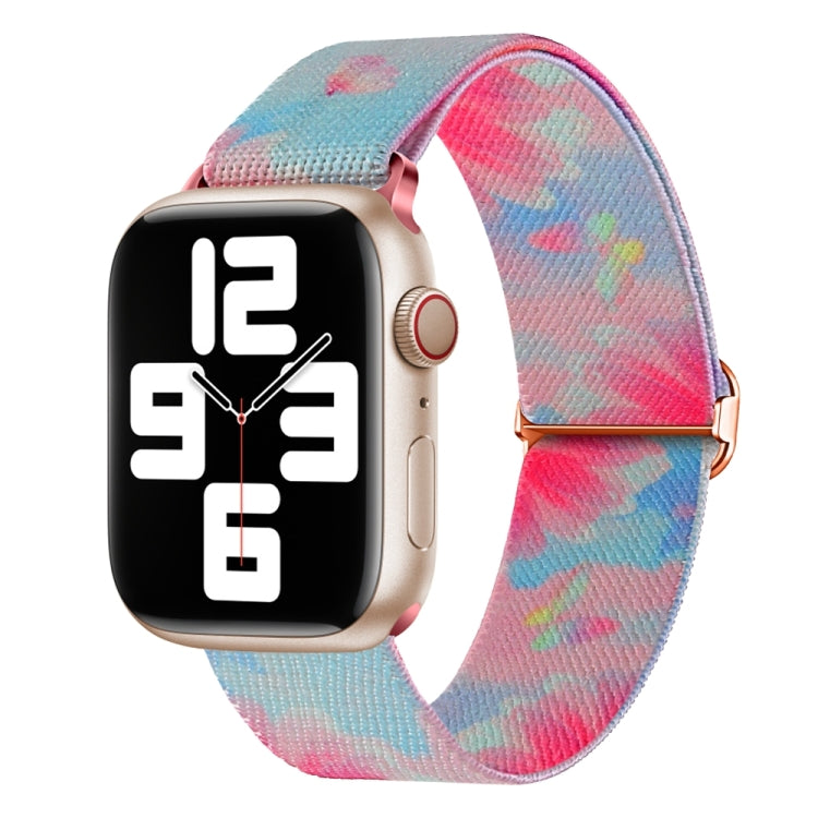 สายรัดนาฬิกาไนลอนลายวาดทดแทน สำหรับ Apple Watch SE ขนาด 40 มม. สำหรับ Apple Watch SE ขนาด 44 มม. สำหรับ Apple Watch 6 ขนาด 40 มม. สำหรับ Apple Watch 6 ขนาด 44 มม. สำหรับ Apple Watch 5 ขนาด 44 มม. สำหรับ Apple Watch 5 ขนาด 40 มม.