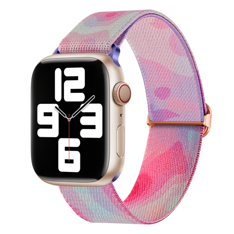 สายรัดนาฬิกาไนลอนลายวาดทดแทน สำหรับ Apple Watch 4 ขนาด 44 มม. สำหรับ Apple Watch 4 ขนาด 40 มม. สำหรับ Apple Watch 3 ขนาด 38 มม. สำหรับ Apple Watch 3 ขนาด 42 มม. สำหรับ Apple Watch 2 ขนาด 42 มม. สำหรับ Apple Watch 2 ขนาด 38 มม.