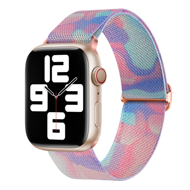 สายรัดนาฬิกาไนลอนลายวาดทดแทน สำหรับ Apple Watch 4 ขนาด 44 มม. สำหรับ Apple Watch 4 ขนาด 40 มม. สำหรับ Apple Watch 3 ขนาด 38 มม. สำหรับ Apple Watch 3 ขนาด 42 มม. สำหรับ Apple Watch 2 ขนาด 42 มม. สำหรับ Apple Watch 2 ขนาด 38 มม.