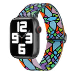 สายรัดนาฬิกาไนลอนลายวาดทดแทน สำหรับ Apple Watch SE 2023 ขนาด 44 มม. สำหรับ Apple Watch Ultra ขนาด 49 มม. สำหรับ Apple Watch SE 2023 ขนาด 40 มม. สำหรับ Apple Watch 8 ขนาด 41 มม. สำหรับ Apple Watch 8 ขนาด 45 มม. สำหรับ Apple Watch Ultra 2 ขนาด 49 มม.