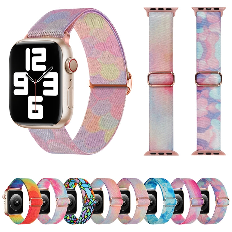 สายรัดนาฬิกาไนลอนลายวาดทดแทน สำหรับ Apple Watch SE ขนาด 40 มม. สำหรับ Apple Watch SE ขนาด 44 มม. สำหรับ Apple Watch 6 ขนาด 40 มม. สำหรับ Apple Watch 6 ขนาด 44 มม. สำหรับ Apple Watch 5 ขนาด 44 มม. สำหรับ Apple Watch 5 ขนาด 40 มม.