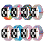 สายรัดนาฬิกาไนลอนลายวาดทดแทน สำหรับ Apple Watch 4 ขนาด 44 มม. สำหรับ Apple Watch 4 ขนาด 40 มม. สำหรับ Apple Watch 3 ขนาด 38 มม. สำหรับ Apple Watch 3 ขนาด 42 มม. สำหรับ Apple Watch 2 ขนาด 42 มม. สำหรับ Apple Watch 2 ขนาด 38 มม.