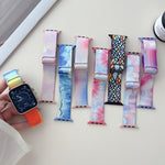 สายรัดนาฬิกาไนลอนลายวาดทดแทน สำหรับ Apple Watch 4 ขนาด 44 มม. สำหรับ Apple Watch 4 ขนาด 40 มม. สำหรับ Apple Watch 3 ขนาด 38 มม. สำหรับ Apple Watch 3 ขนาด 42 มม. สำหรับ Apple Watch 2 ขนาด 42 มม. สำหรับ Apple Watch 2 ขนาด 38 มม.