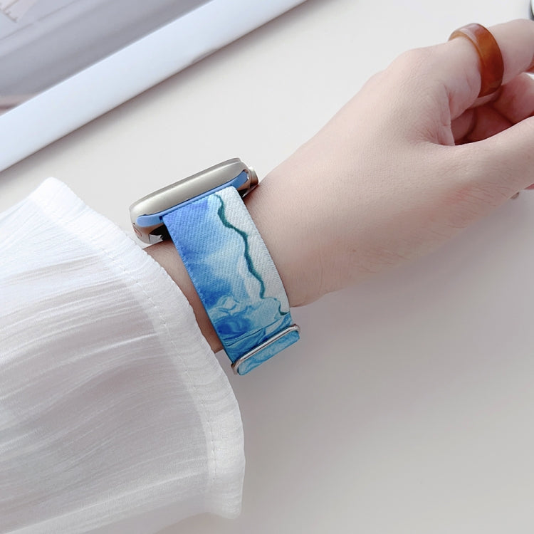 สายรัดนาฬิกาไนลอนลายวาดทดแทน สำหรับ Apple Watch 4 ขนาด 44 มม. สำหรับ Apple Watch 4 ขนาด 40 มม. สำหรับ Apple Watch 3 ขนาด 38 มม. สำหรับ Apple Watch 3 ขนาด 42 มม. สำหรับ Apple Watch 2 ขนาด 42 มม. สำหรับ Apple Watch 2 ขนาด 38 มม.