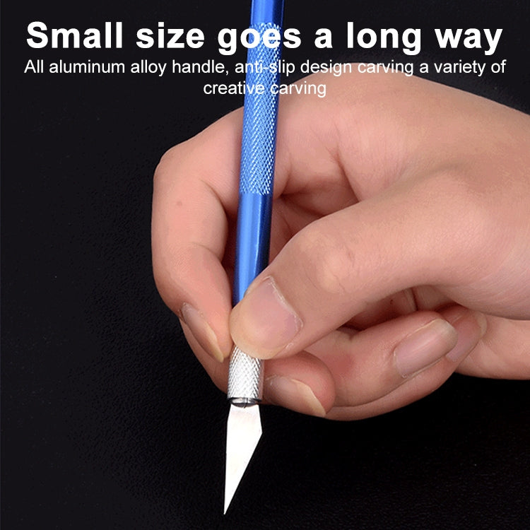 เครื่องมือแกะสลัก DIY อลูมิเนียมอัลลอย 6 in 1 มีดปากกา