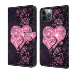 Crystal 3D Shockproof Protective Leather Phone Case, For iPhone 11 Pro, For iPhone X / XS