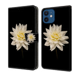 Crystal 3D Shockproof Protective Leather Phone Case, For iPhone 12 mini / 13 mini, For iPhone 12 / 12 Pro