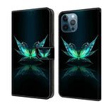 Crystal 3D Shockproof Protective Leather Phone Case, For iPhone 12 Pro Max / 13 Pro Max, For iPhone 13 Pro