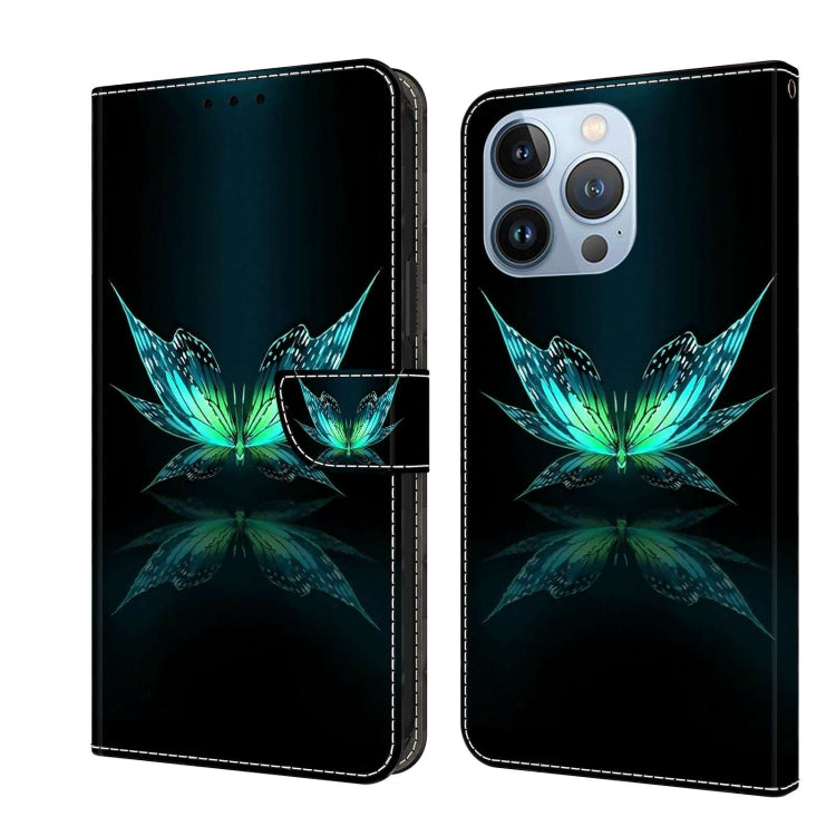 Crystal 3D Shockproof Protective Leather Phone Case, For iPhone 12 Pro Max / 13 Pro Max, For iPhone 13 Pro