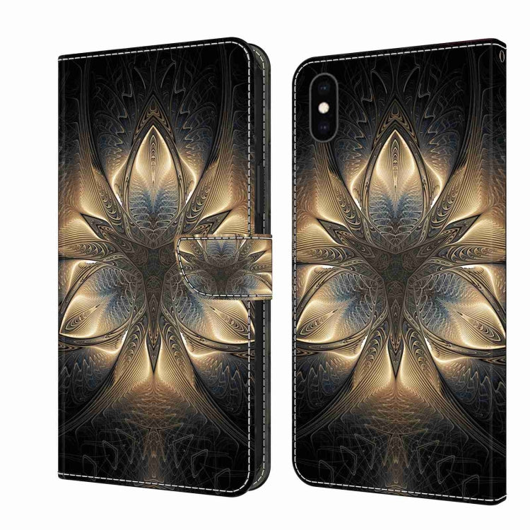Crystal 3D Shockproof Protective Leather Phone Case, For iPhone XR, For iPhone XS Max