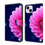 Crystal 3D Shockproof Protective Leather Phone Case, For iPhone 14 Pro, For iPhone 15 Plus