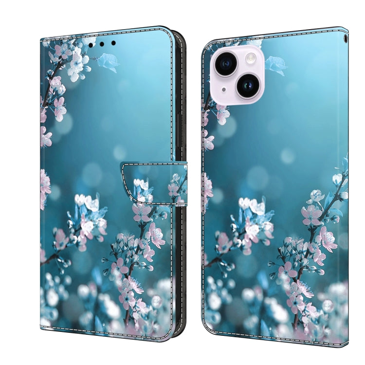Crystal 3D Shockproof Protective Leather Phone Case, For iPhone 14 Pro, For iPhone 15 Plus