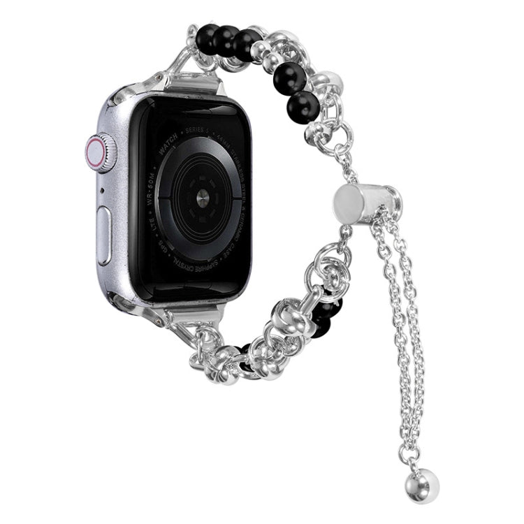 สายรัดนาฬิกาโลหะพร้อมสร้อยข้อมือไข่มุก สำหรับ Apple Watch 42mm, สำหรับ Apple Watch 38mm
