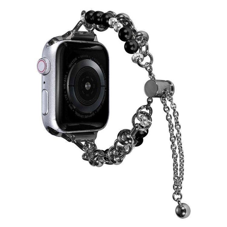 สายรัดนาฬิกาโลหะพร้อมสร้อยข้อมือไข่มุก สำหรับ Apple Watch 42mm, สำหรับ Apple Watch 38mm