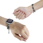 Pearl Bracelet Metal Watch Band, For Apple Watch SE 2023 44mm, For Apple Watch Ultra 49mm, For Apple Watch SE 2023 40mm, For Apple Watch 8 41mm, For Apple Watch Ultra 2 49mm, For Apple Watch 8 45mm, For Apple Watch SE 2022 40mm                         ...
