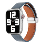 สายรัดนาฬิกาหนังสัมผัสนุ่มแบบหัวเข็มขัดแม่เหล็ก สำหรับ Apple Watch SE 2023 44 มม., สำหรับ Apple Watch Ultra 49 มม., สำหรับ Apple Watch SE 2023 40 มม., สำหรับ Apple Watch SE 2022 40 มม., สำหรับ Apple Watch Series 9 41 มม., สำหรับ Apple Watch SE 2022 44 มม.