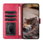 เคสโทรศัพท์หนังลายปั๊มแมวพร้อมสายคล้อง สำหรับ iPhone 11 Pro, สำหรับ iPhone XS Max, สำหรับ iPhone X, สำหรับ iPhone 7 Plus / 8 Plus