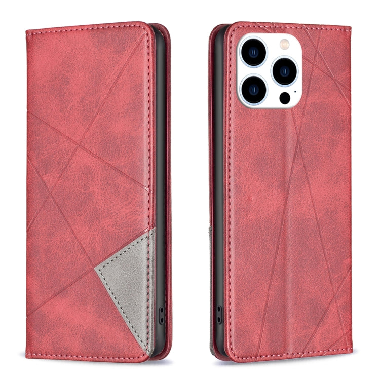 เคสโทรศัพท์หนังลายข้าวหลามตัดแม่เหล็ก สำหรับ iPhone 17 Pro Max, iPhone 17 Pro, iPhone 17, iPhone Air, iPhone 16 Pro Max, iPhone 16 Pro, iPhone 16 Plus, iPhone 16